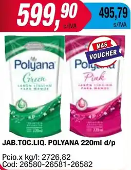 Maxiconsumo JAB.TOC.LIQ. POLYANA 220ml d/p oferta
