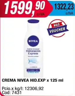 Maxiconsumo CREMA NIVEA HID.EXP x 125 ml oferta