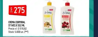 Walmart Crema Corporal St Ives 532ml oferta