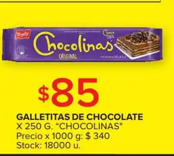 Carrefour Chocolinas Galletitas De Chocolate x 250g oferta