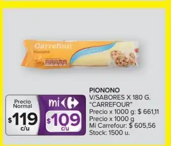 Carrefour Carrefour Pionono V/Sabores x 180g oferta