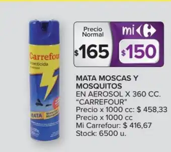 Carrefour Mata Moscas y Mosquitos En Aerosol x 360cc oferta