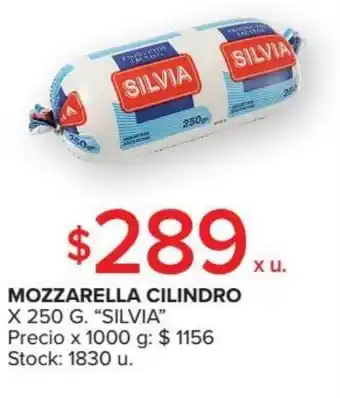 Carrefour Mozzarella Cilindro x 250g Silva oferta