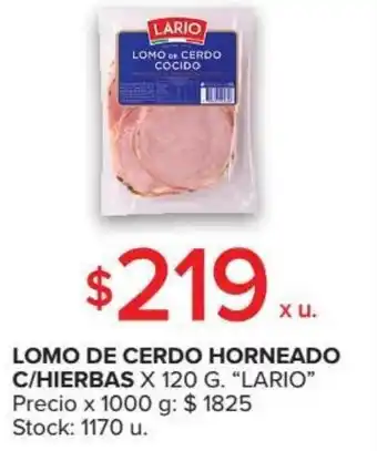 Carrefour Lomo De Cerdo Horneado C/Hierbas x 120g oferta