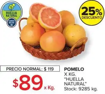 Carrefour Pomelo xkg Huella Natural oferta