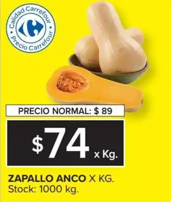 Carrefour Zapallo Anco xkg oferta