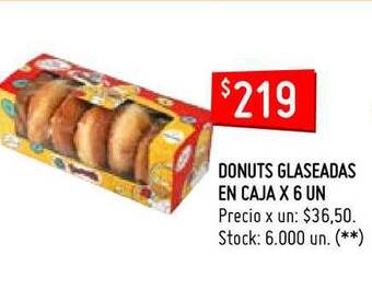 Walmart Donuts Glaseadas En Caja x 6 un oferta