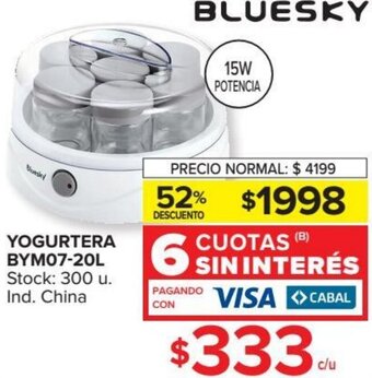 Carrefour Yogurtera BYM07-20L oferta