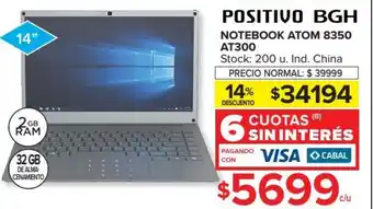 Carrefour Positivo BGH oferta