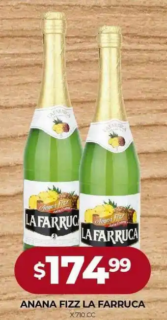 Supermercados Tadicor Anana Fizz La Farruca x 710cc oferta