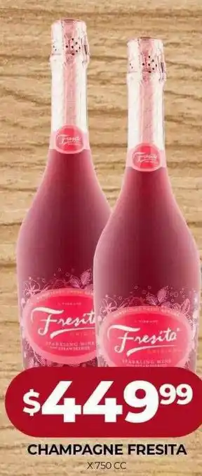 Supermercados Tadicor Champagne Fresita x 750cc oferta