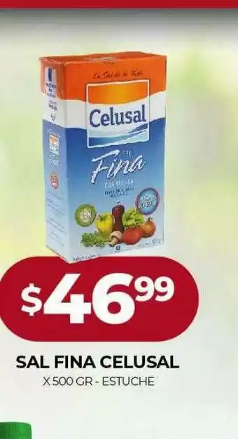 Supermercados Tadicor Sal Fina Celusal x 500g oferta