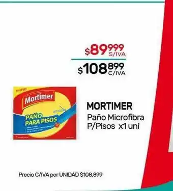 Nini Mayorista Mortimer Paño Microfibra P Pisos x 1uni oferta