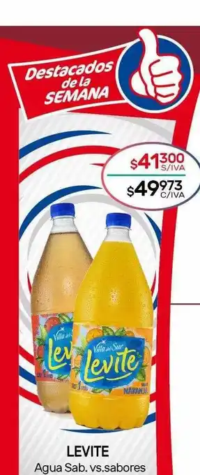 Nini Mayorista Levite Agua Sab. Vs.sabores oferta