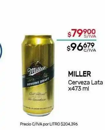 Nini Mayorista Miller Cerveza x 473ml oferta