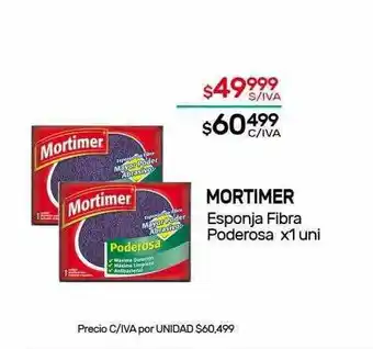 Nini Mayorista Mortimer Esponja Fibra Poderosa x 1uni oferta