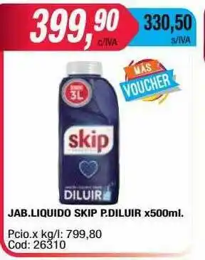 Maxiconsumo Jab. Liquido Skip P.diluir x 500ml oferta