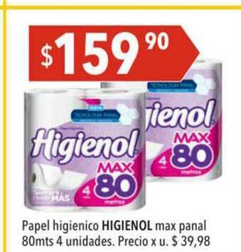 Hergo Papel Higienico Higienol Max Panal oferta