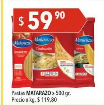 Hergo Pastas Matarazo x 500gr oferta