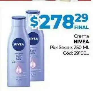 Diarco Crema Nivea Piel Seca x 250ml oferta