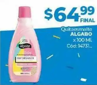 Diarco Quitaesmalte Algabo x 100ml oferta