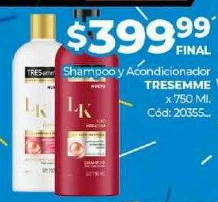 Diarco Shampoo Y Acondicionador Tresemmé x 750ml oferta