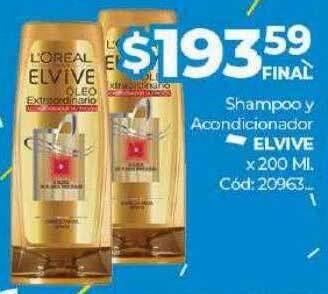 Diarco Shampoo Y Acondicionador Elvive x 200ml oferta