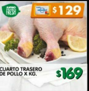 Jumbo Cuarto trasero de pollo kg oferta