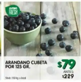 Jumbo Arándanos en cubeta oferta
