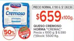 Carrefour QUESO CREMOSO HORMA 1000g oferta