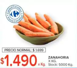 Carrefour ZANAHORIA oferta