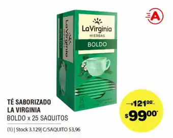Atomo Conviene Té Saborizado La Virginia Boldo x 25 Saquitos oferta