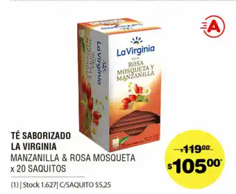 Atomo Conviene Té Saborizado La Virginia Manzanilla & Rosa Mosqueta x 20 Saquitos oferta