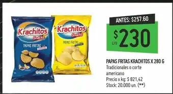 Walmart Papas fritas krachitos oferta
