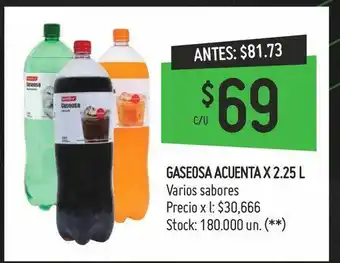 Walmart Gaseosas acuenta oferta