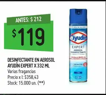 Walmart Desinfectante ayudin oferta
