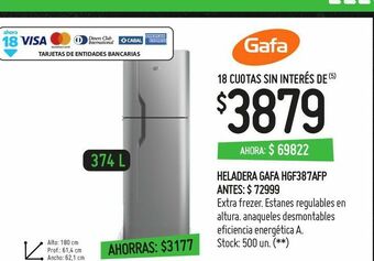 Walmart Heladeras gafa oferta