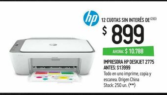 Walmart Impresora multifunción hp oferta