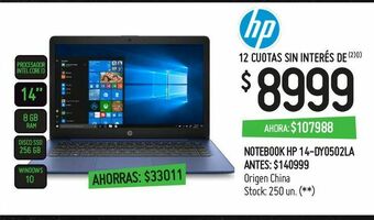 Walmart Notebook hp oferta