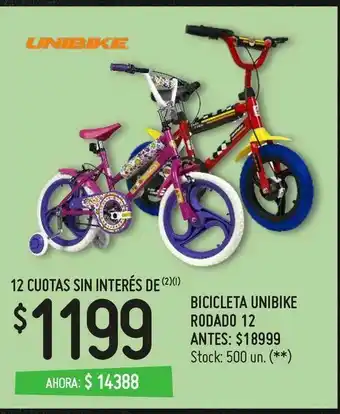 Walmart Bicicletas unibike oferta