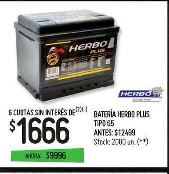 Walmart Batería de coche oferta