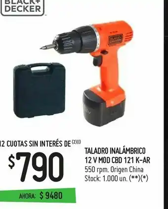 Walmart Taladro sin cable oferta