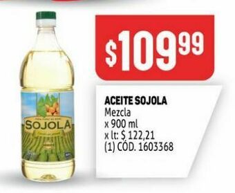 Makro Aceite sojola 900ml oferta