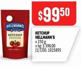 Makro Ketchup hellmann's 250g oferta