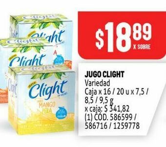 Makro Jugo en polvo clight oferta