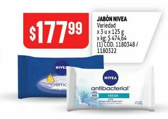 Makro Jabón de tocador nivea oferta