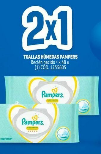 Makro Toallitas húmedas para bebé pampers 2x1 oferta