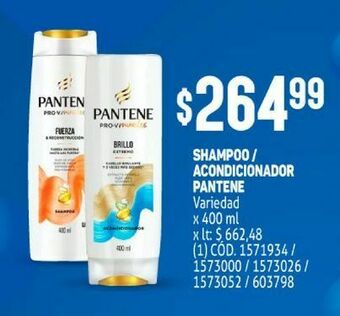 Makro Shampoo / acondicionador pantene oferta