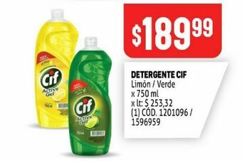 Makro Detergente cif 750ml oferta