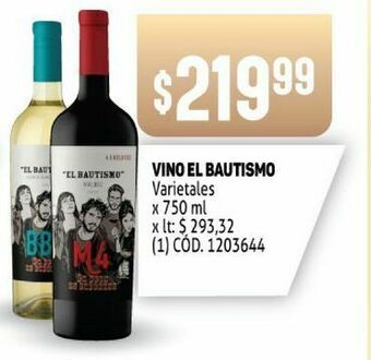 Makro Vino el bautismo oferta